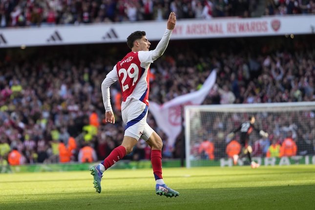 Selebrasi gol Kai Havertz